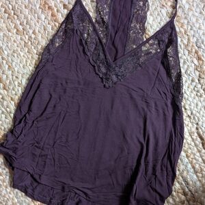 American Eagle Outfitters Purple Lace Camisole